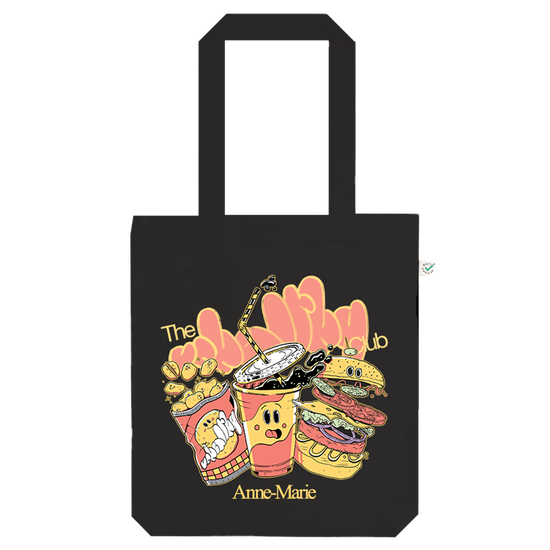 Unhealthy Club Fast Food Tote Bag Anne Marie Official Shop
